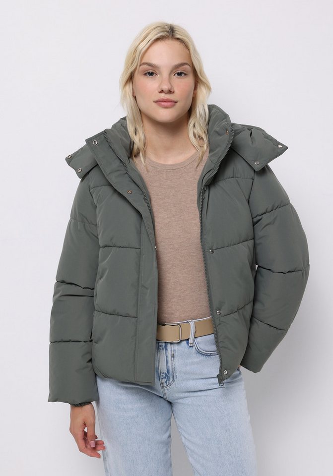 Colins Windbreaker Colins Regular Fit Damenmantel in Ecru mit Kapuze, Reißverschluss, gef von Colins