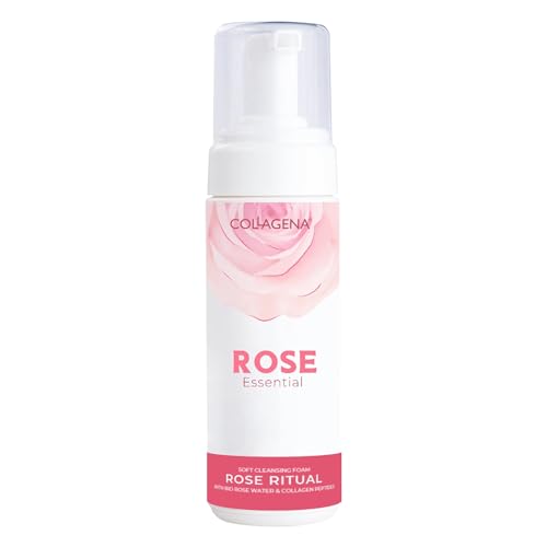 COLLAGENA Reinigungsschaum Gesicht – Cleansing Foam mit Rosenwasser & Kollagenpeptiden – Sanfte Gesichtsreinigung für Frauen – Rose Ritual, 150 ml COLLAGENA Reinigungsschaum Gesicht – Cleansing Foam mit Rosenwasser & Kollagenpeptiden – Sanfte Gesichtsreinigung für Frauen – Rose Ritual, 150 ml von Collagena