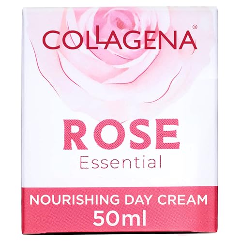 COLLAGENA Rose Essential Gesichtscreme Damen mit Rosenöl & Collagen – Feuchtigkeitscreme Gesicht für tägliche Hautpflege – Reichhaltige Tagescreme Gesichtscreme Frauen Moisturizer Face, 50 ml COLLAGENA Rose Essential Gesichtscreme Damen mit Rosenöl & Collagen – Feuchtigkeitscreme Gesicht für tägliche Hautpflege – Reichhaltige Tagescreme Gesichtscreme Frauen Moisturizer Face, 50 ml von Collagena