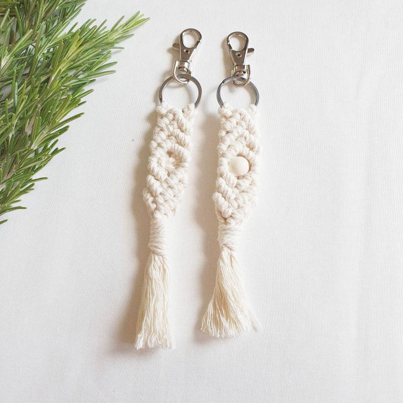 Makramee Anhänger 2Er Set | Schlüsselanhänger von CollectYourDreams