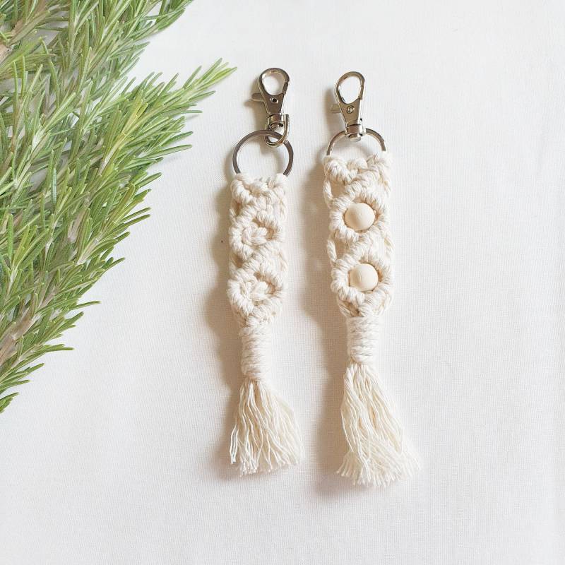 Makramee Anhänger 2Er Set | Schlüsselanhänger von CollectYourDreams