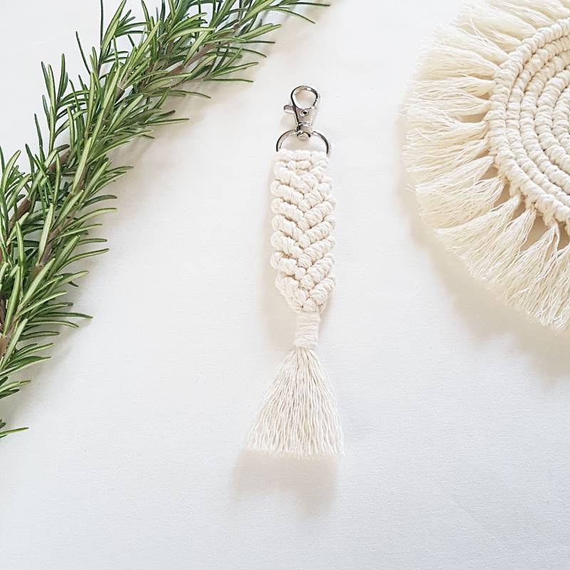 Makramee Schlüsselanhänger Taschenanhänger Anhänger von CollectYourDreams