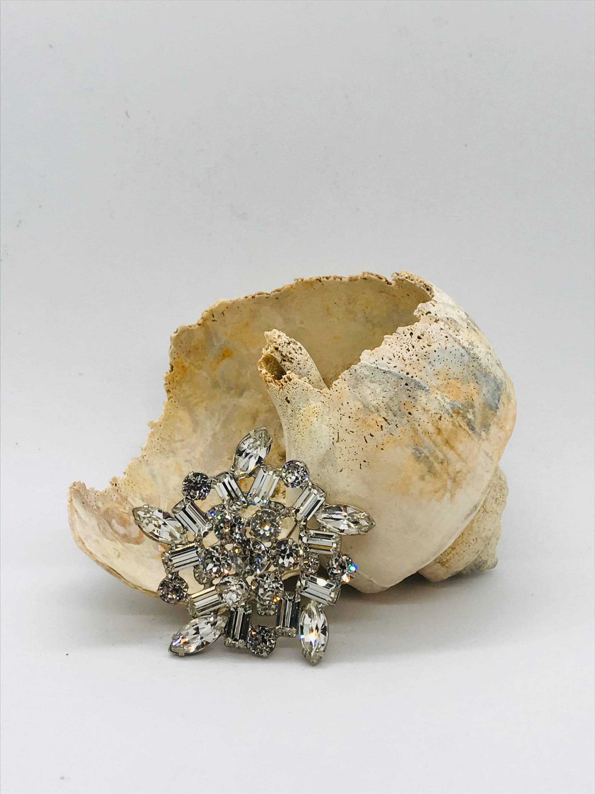 Vintage Strass Brosche von CollectablesEmporium