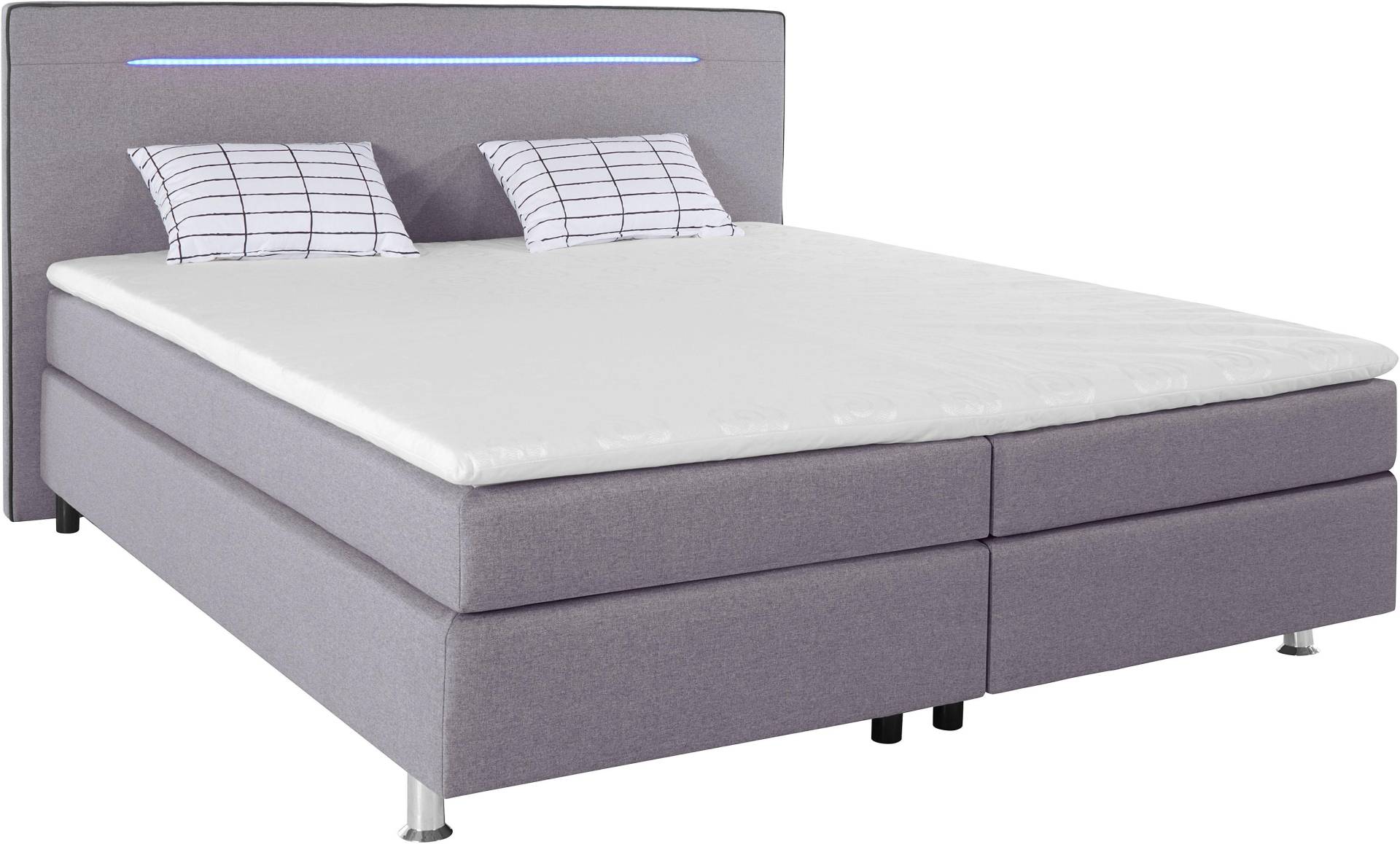 COLLECTION AB Boxspringbett, inkl. LED-Beleuchtung, Topper und Kissen von Collection Ab