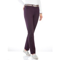 Witt Weiden Damen 5-Pocket-Jeans aubergine von Witt