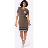 Witt Weiden Damen Jerseykleid dunkeltaupe-meliert von Witt