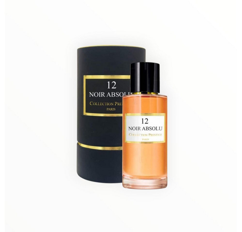 Collection Prestige Extrait Parfum Noir Absolu N°12 Mystischer Unisex Duft mit dunklen Holznoten floraler, Orientalisch-holziger Luxusduft für Männer &Frauen mit intensiver Note von Collection Prestige