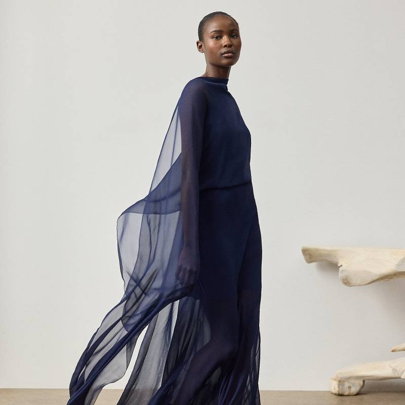 Abendkleid Dylon aus gewaschenem Chiffon von Collection