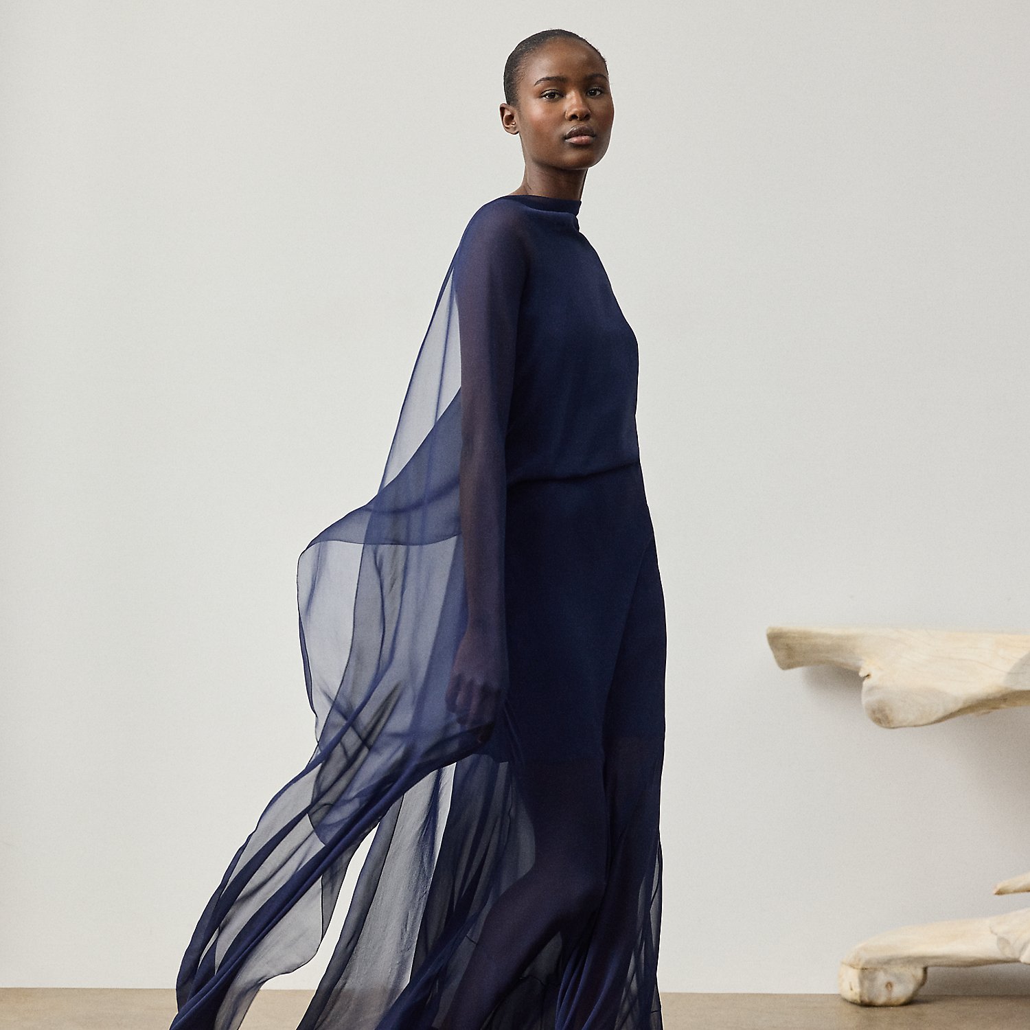 Abendkleid Dylon aus gewaschenem Chiffon von Collection