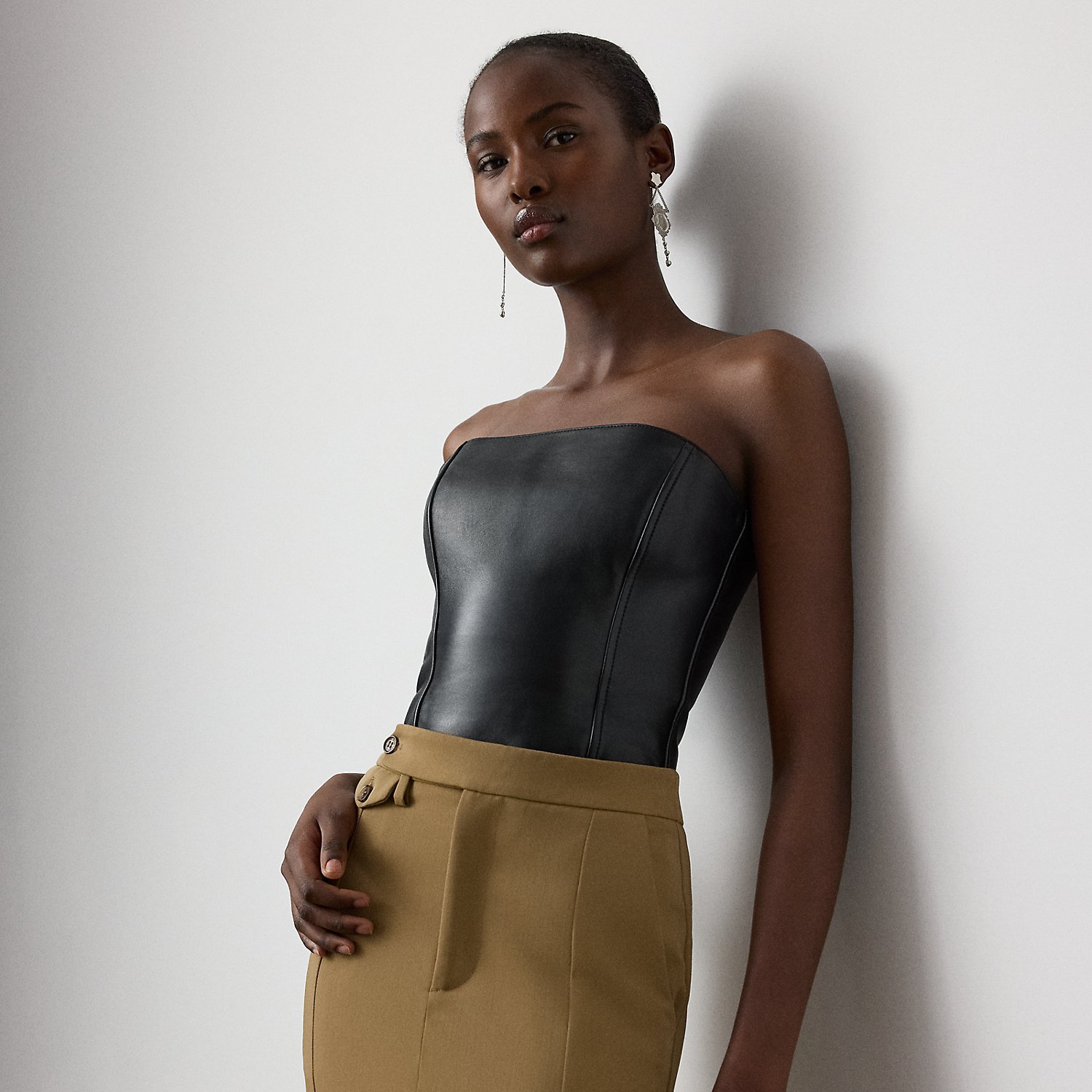 Bustier Gwyneth aus Lammleder von Collection