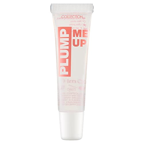 Collection Cosmetics Plumping High Shine Non-Sticky Plump Me Up Scented Lip Gloss 10ml Clear Peppermint von Collection
