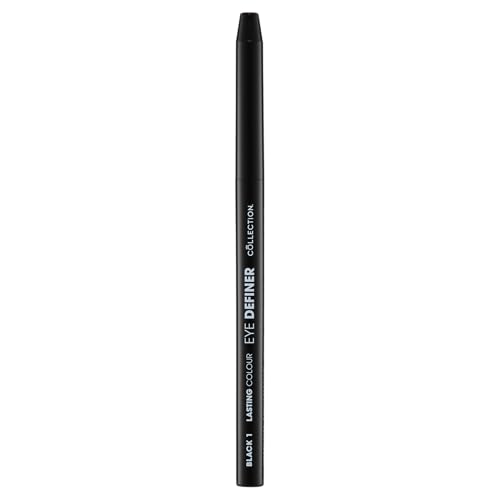 Collection Cosmetics Eye Definer, weicher und mischbarer Eyeliner, Schwarz von Collection