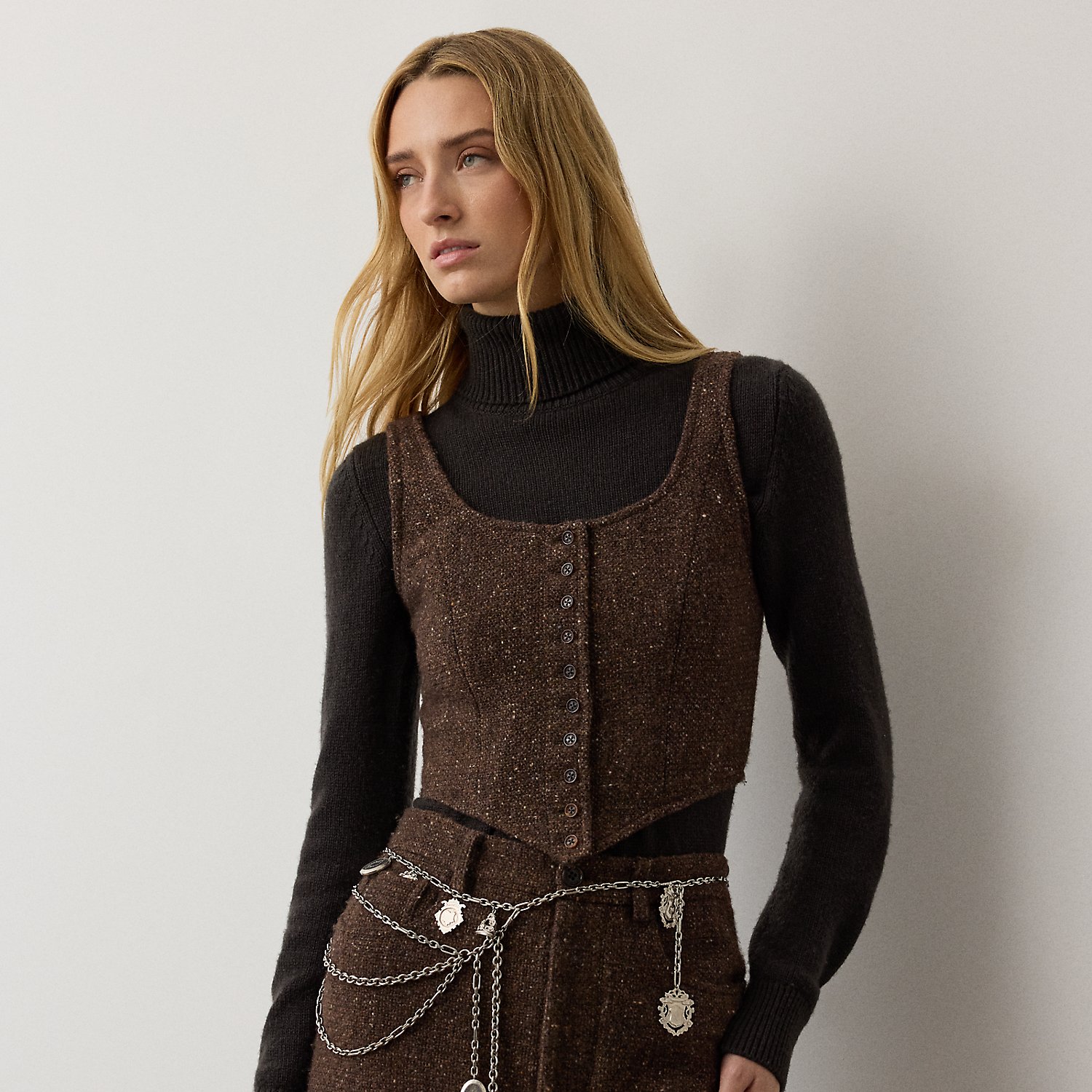 Donegal-Tweed Oberteil Sherry von Collection