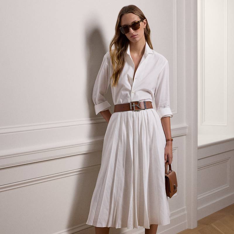 Faltenrock Arnav aus Leinenmischung von Collection