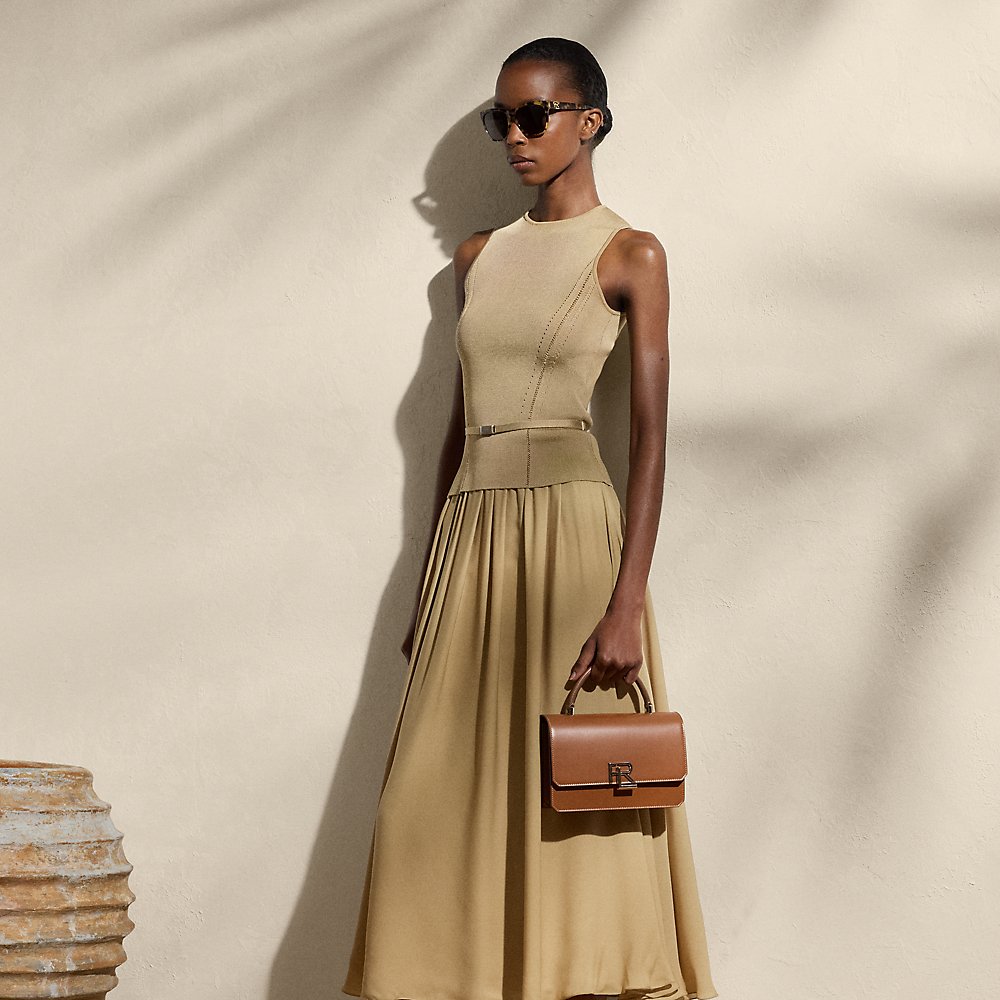 Faltenrock Kynlee aus Seidengeorgette von Collection