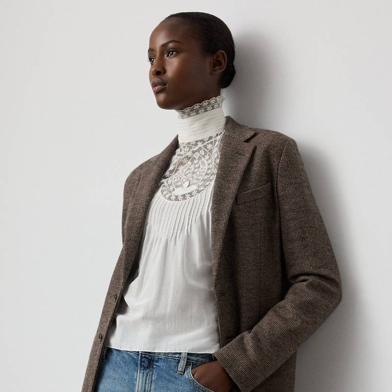 Fein gemusterte Wolljacke Hailey von Collection