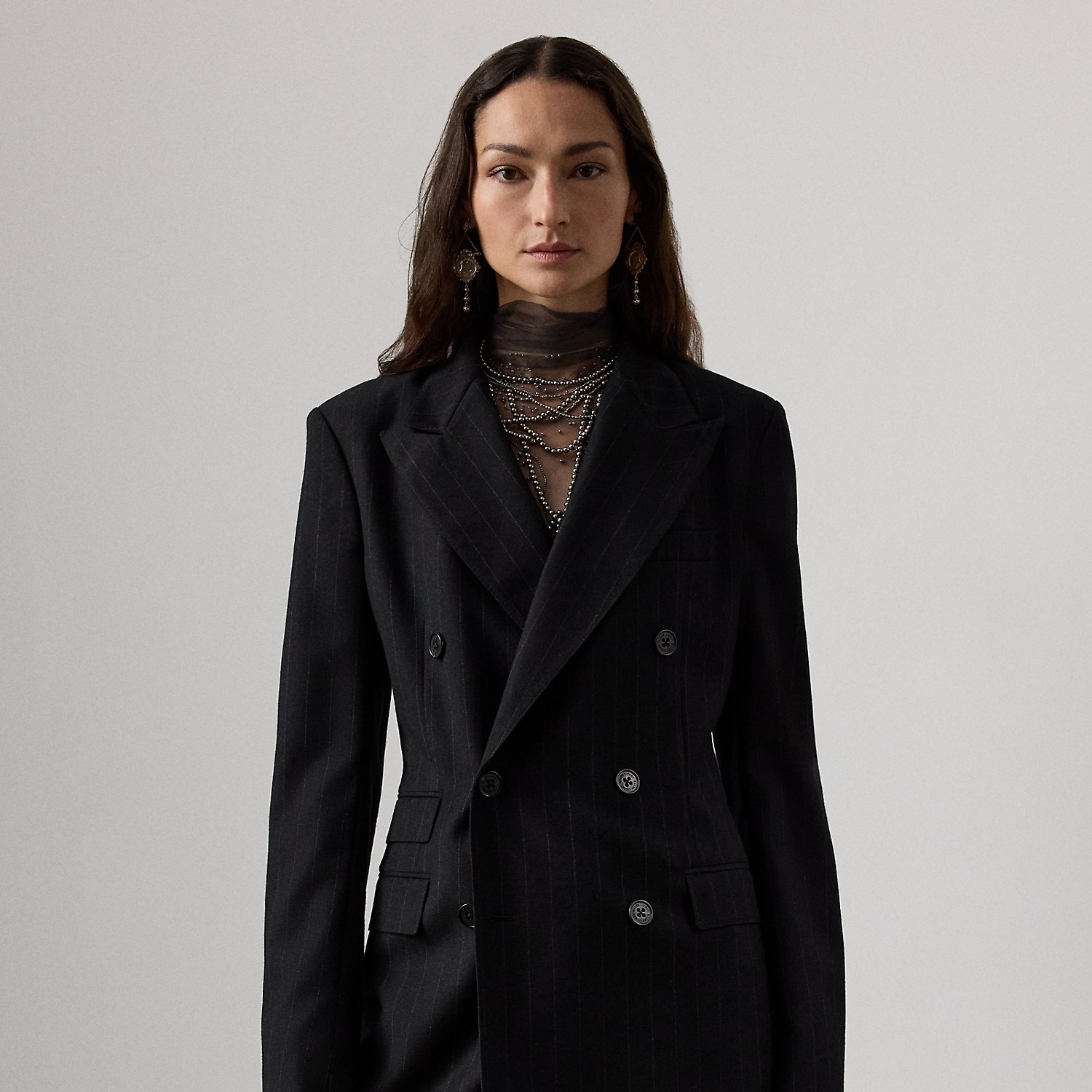 Flanelljacke Varick mit Kreidestreifen Flanelljacke Varick mit Kreidestreifen von Collection