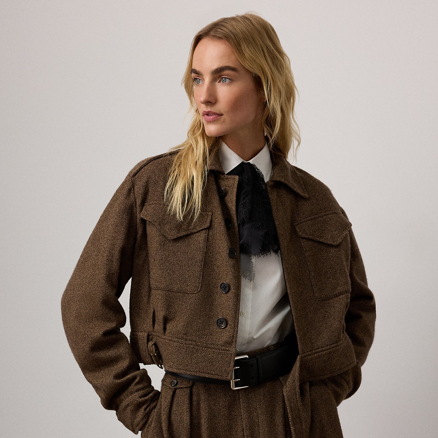 Fliegerjacke Maddison aus Tweed von Collection