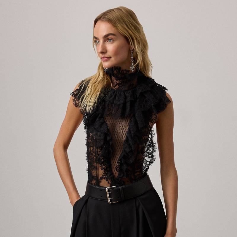 Geblümter Body Gemma aus Baumwollspitze von Collection