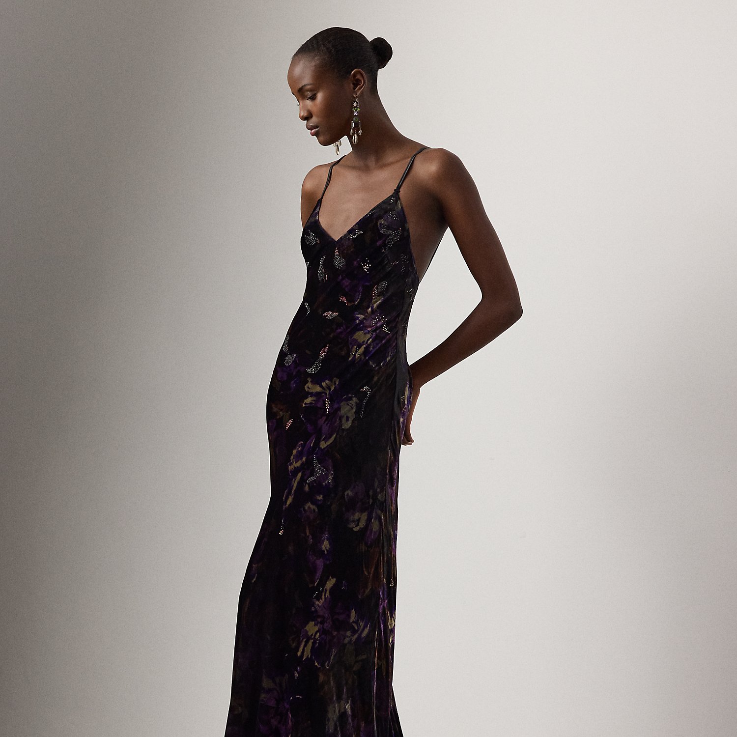 Geblümtes Kleid Shayna mit Verzierung von Collection