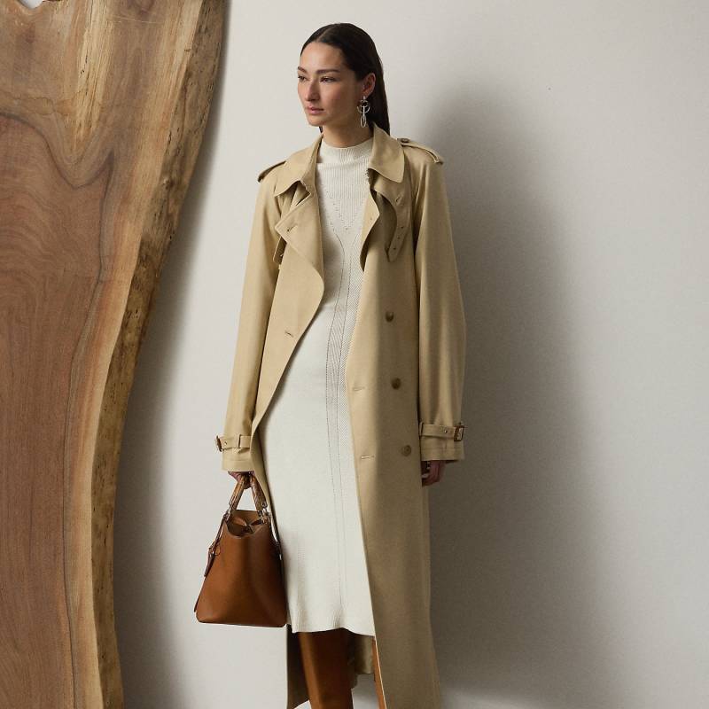 Geripptes Pulloverkleid mit Flügelärmeln von Collection