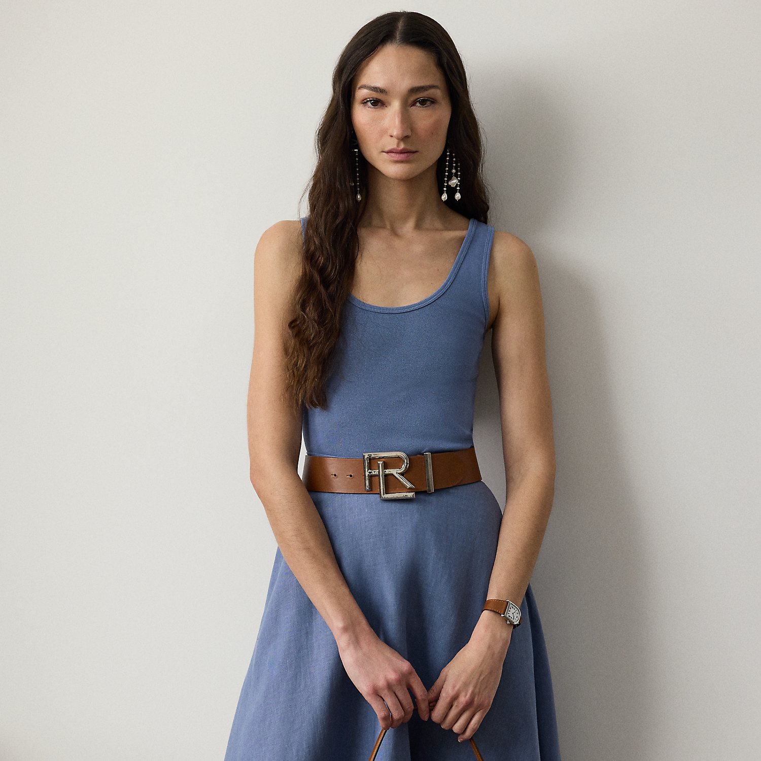 Geripptes Tanktop Ellis mit Baumwolle von Collection