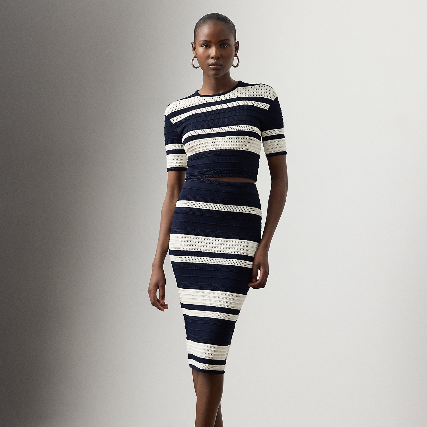 Gestreifter Bleistiftrock Ferris von Collection