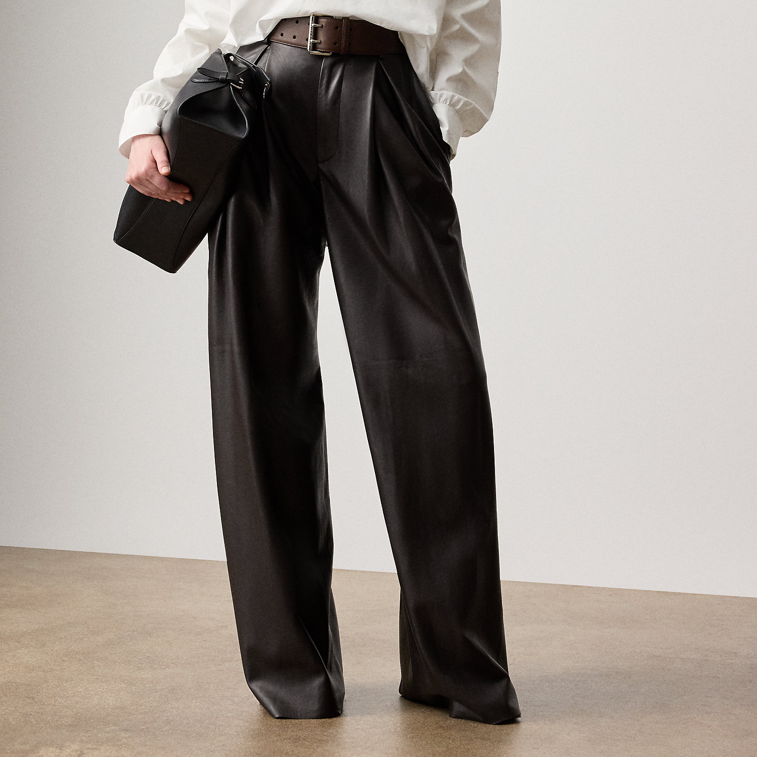 Hose Kelsie aus Lammleder von Collection