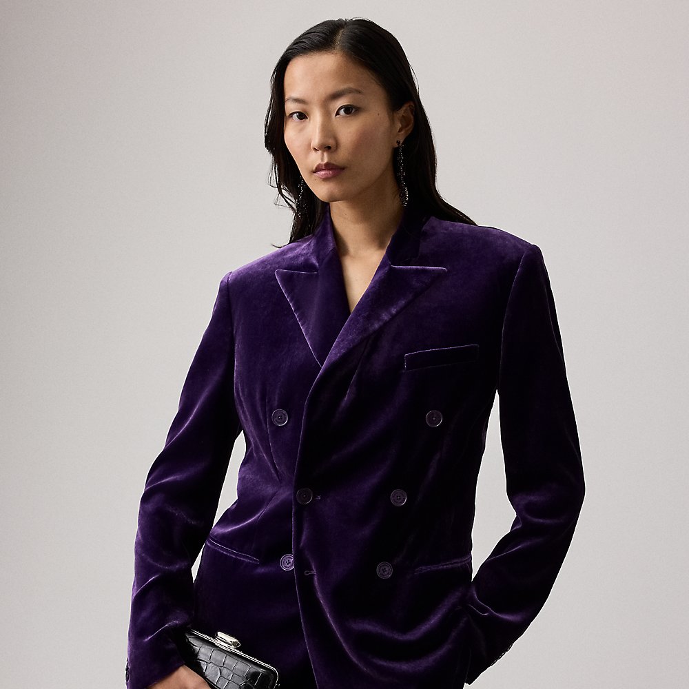 Jacke Ansley aus Stretchsamt Jacke Ansley aus Stretchsamt von Collection