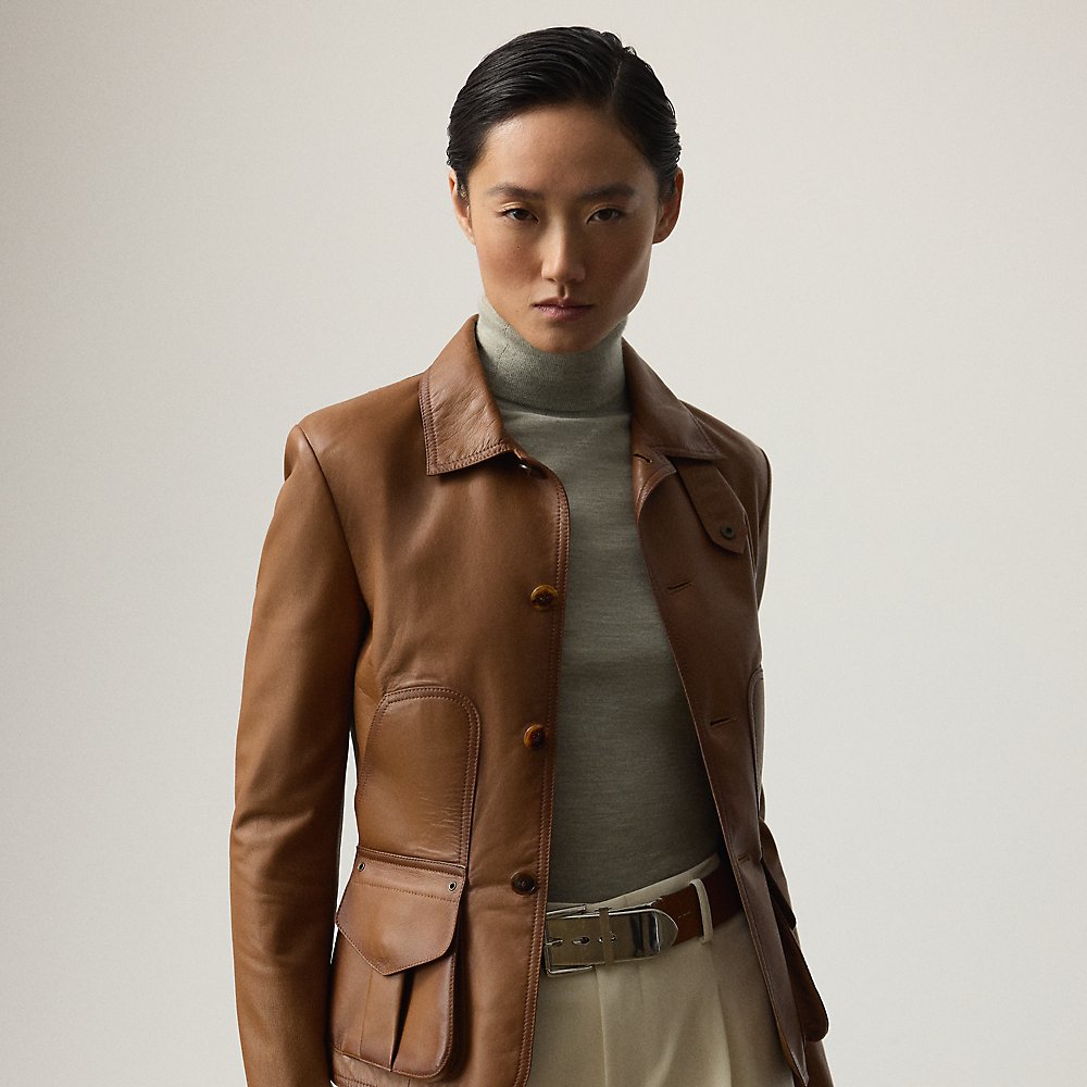 Jacke Naylor aus poliertem Lammleder Jacke Naylor aus poliertem Lammleder von Collection