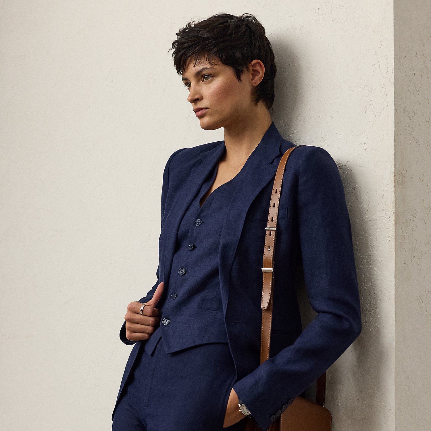 Jacke Parker aus Leinen von Collection