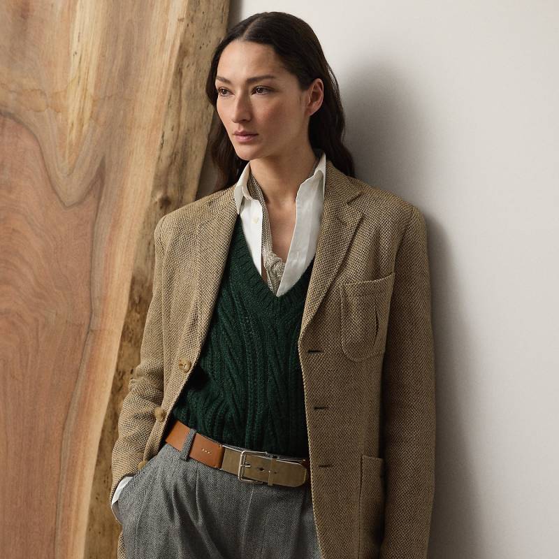 Jacke Ronan aus Gerstenkorn-Tweed von Collection