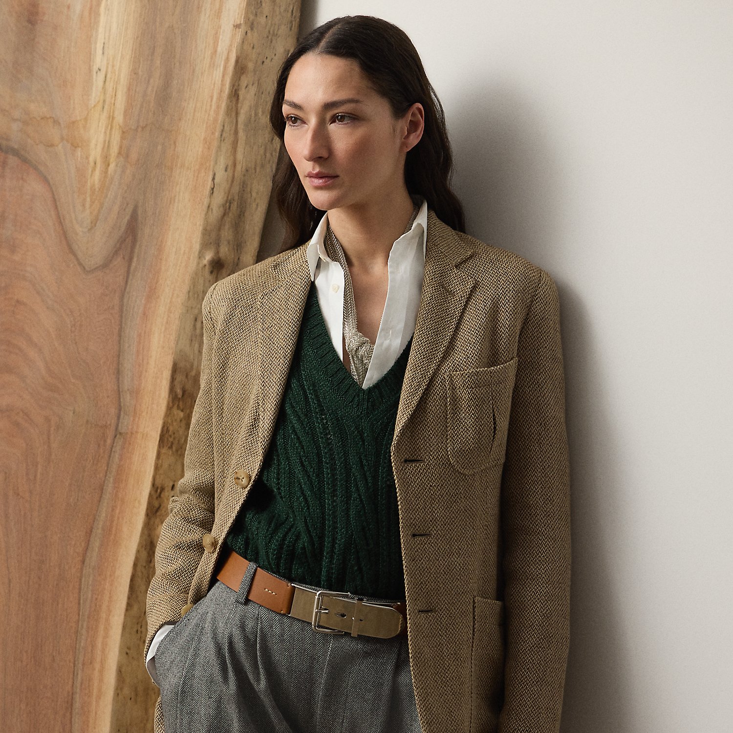 Jacke Ronan aus Gerstenkorn-Tweed von Collection