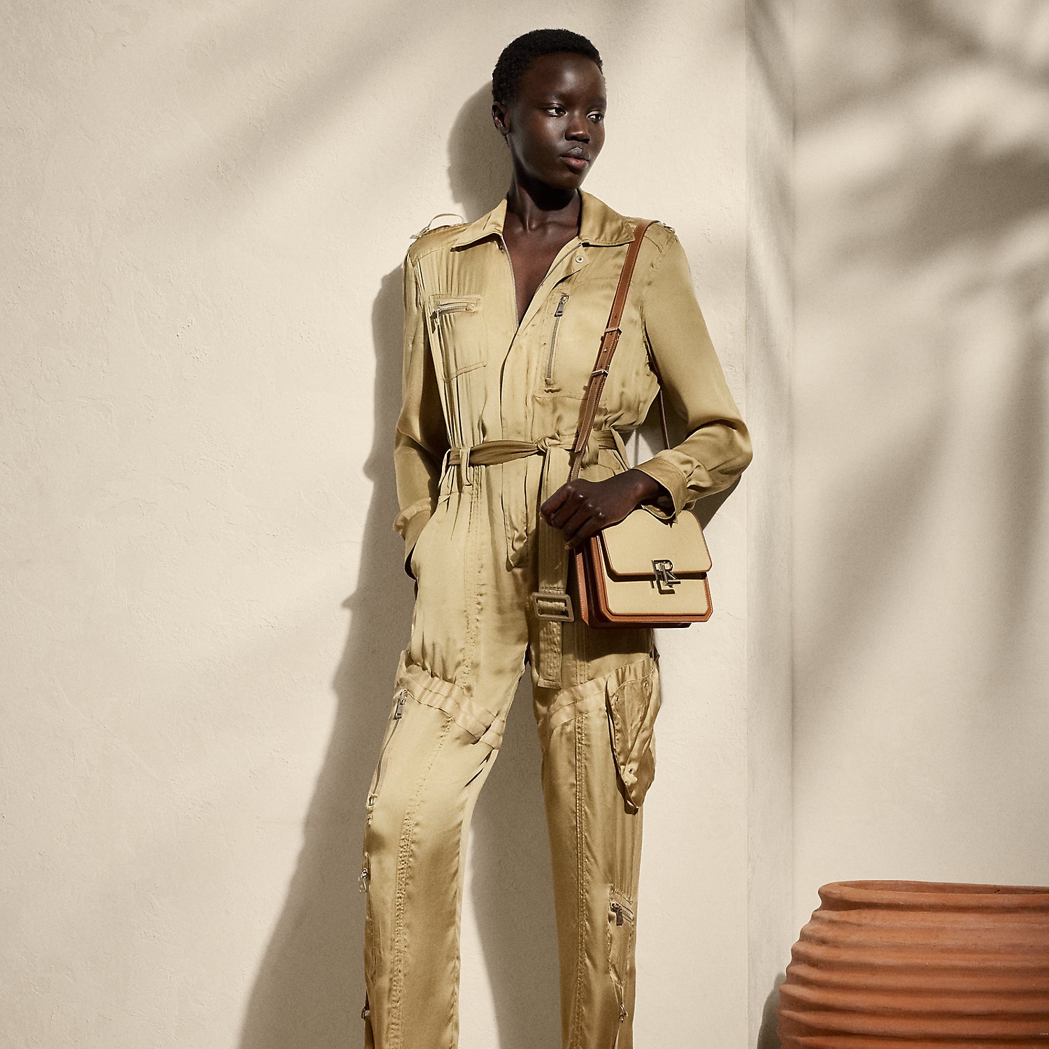 Jumpsuit Gwyneth aus Seidencharmeuse von Collection