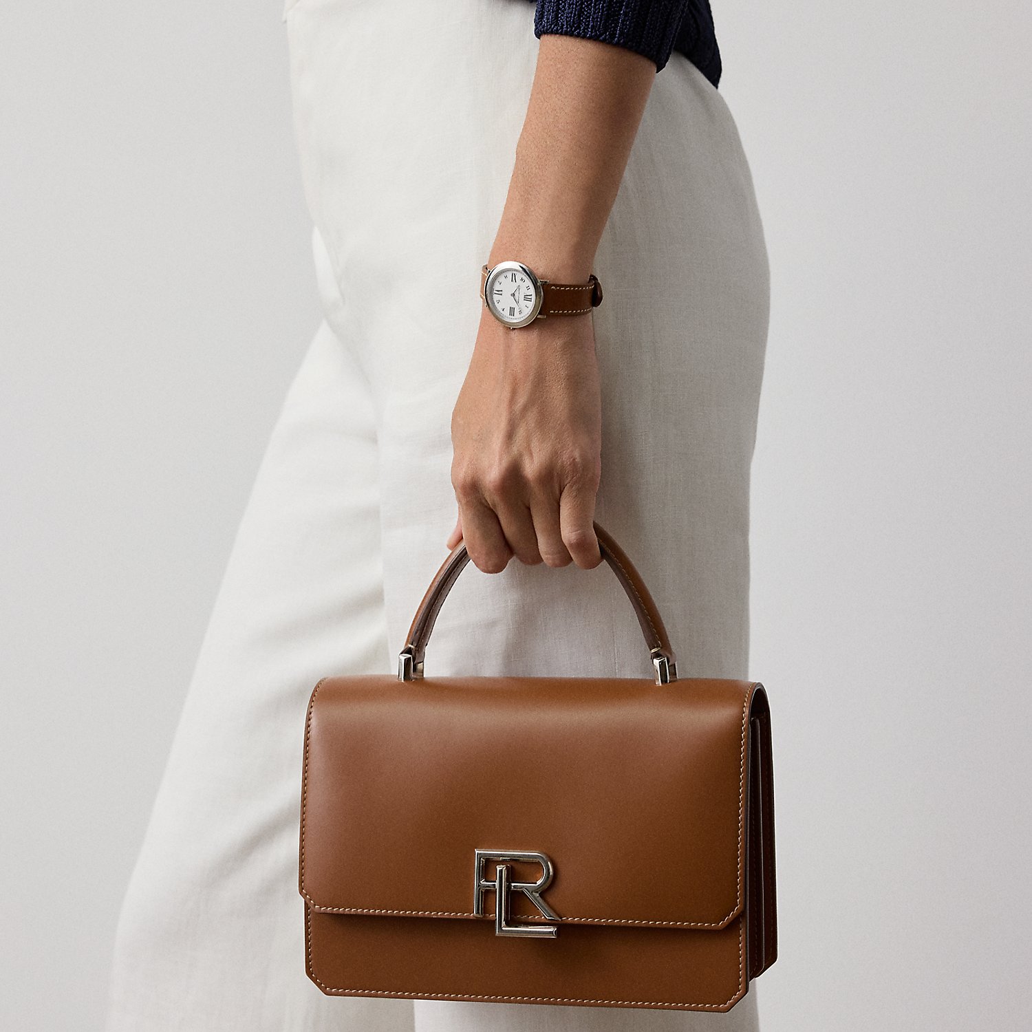 Kalbsledertasche RL 888 mit Griff oben von Collection