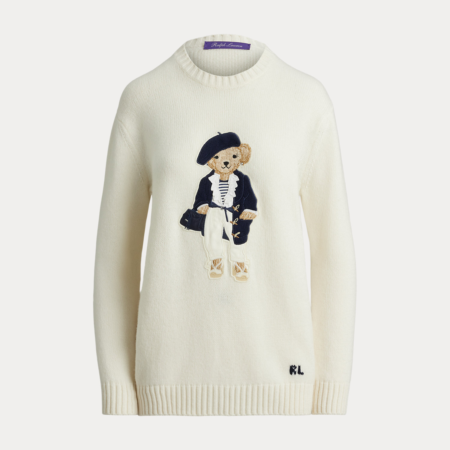 Kaschmir Pullover mit Pre-Spring Polo Bear von Collection
