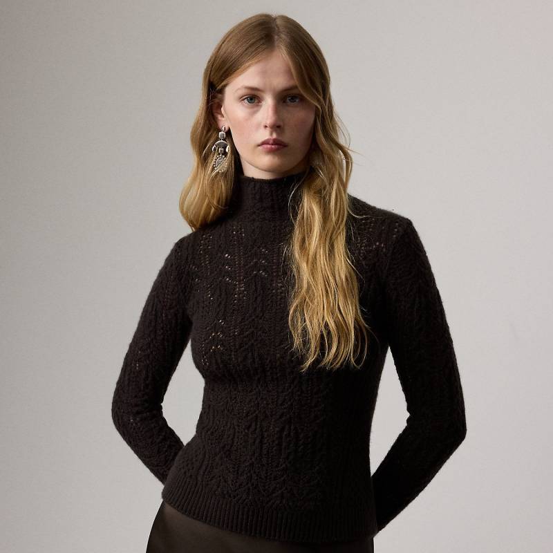 Kaschmirpullover mit Lochmuster von Collection