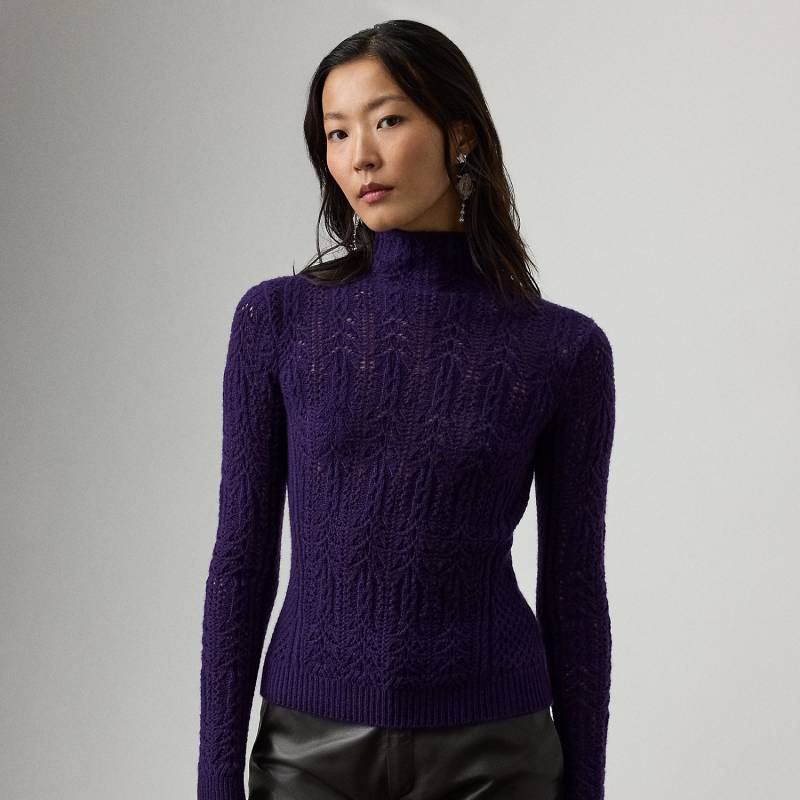 Kaschmirpullover mit Lochmuster von Collection