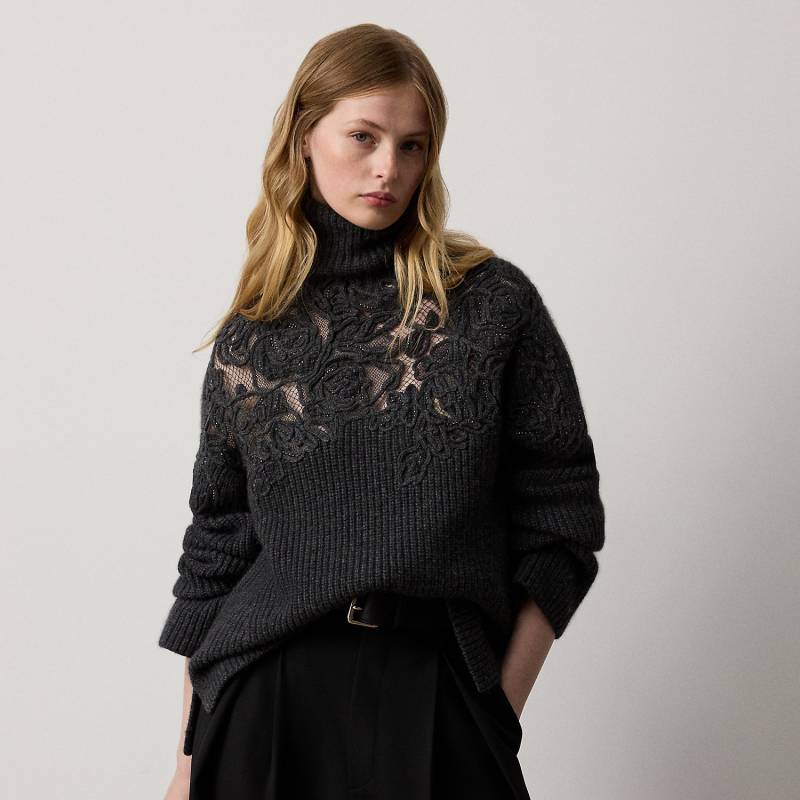 Kaschmirpullover mit Stickerei von Collection