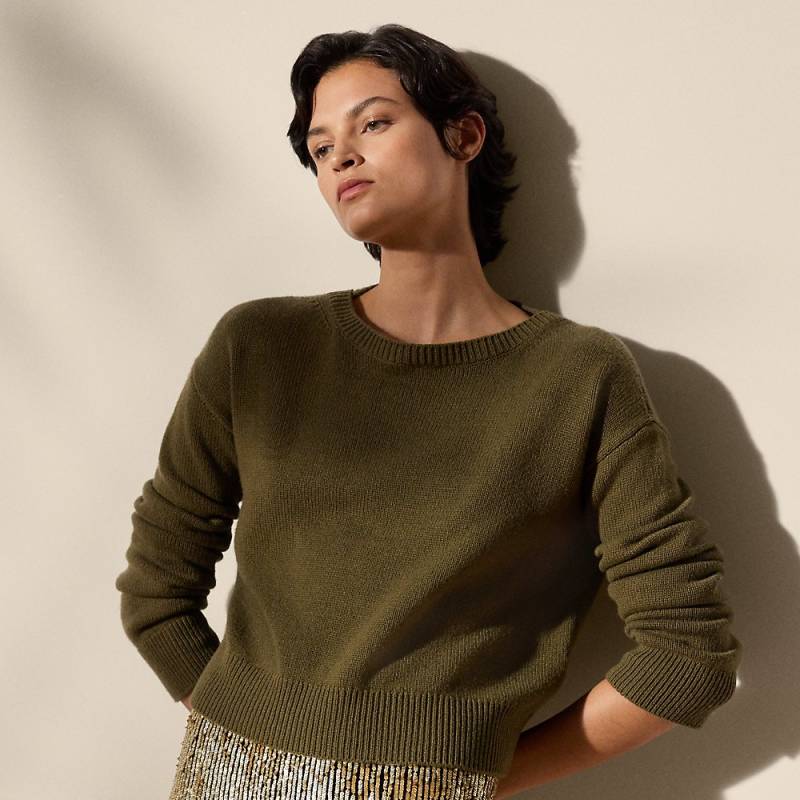 Kaschmirpullover mit U-Boot-Ausschnitt von Collection