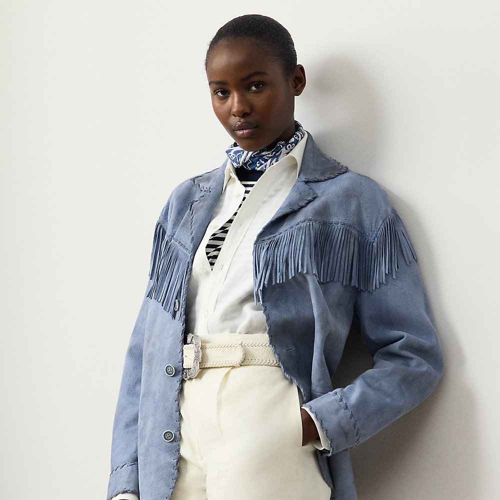 Lammwildlederjacke Rennie mit Fransen Lammwildlederjacke Rennie mit Fransen von Collection