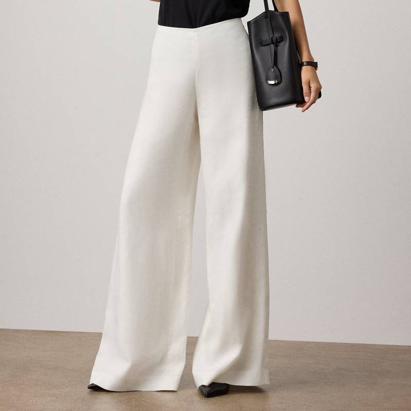 Leinenhose Daria mit weitem Bein von Collection