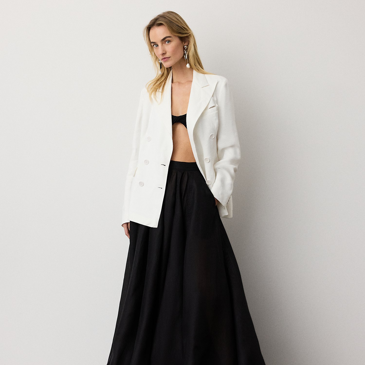 Maxirock Ivanna aus Seidengaze von Collection