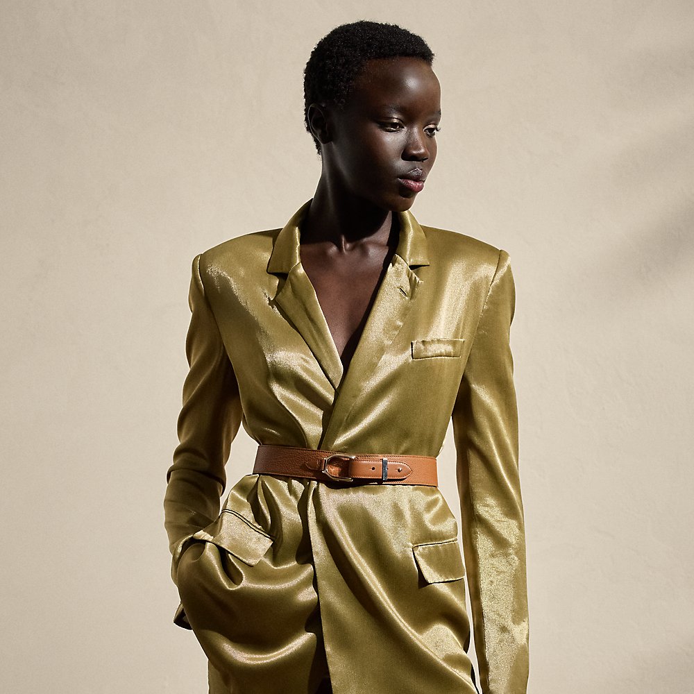 Metallic-Satinjacke Quinton mit Gürtel Metallic-Satinjacke Quinton mit Gürtel von Collection