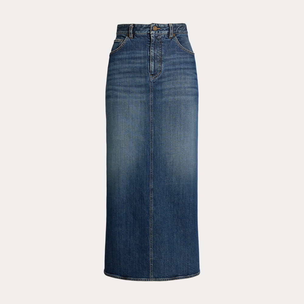 Midirock Donnely aus Denim von Collection