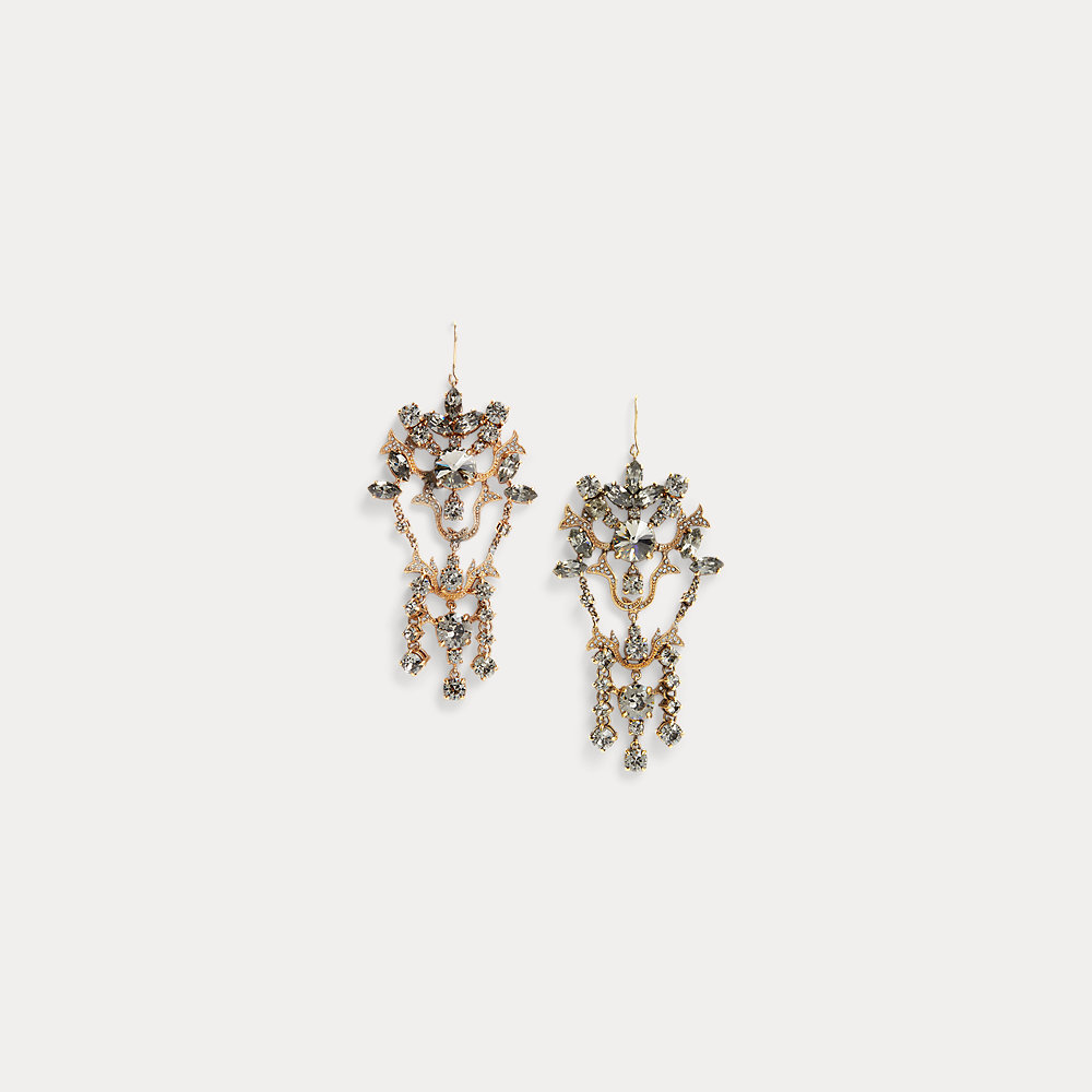 Ohrringe mit mehreren Kristallen von Collection