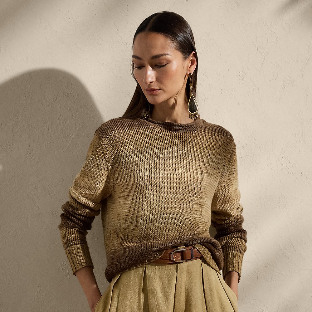 Ombré-Pullover mit gerolltem Kragen Ombré-Pullover mit gerolltem Kragen von Collection