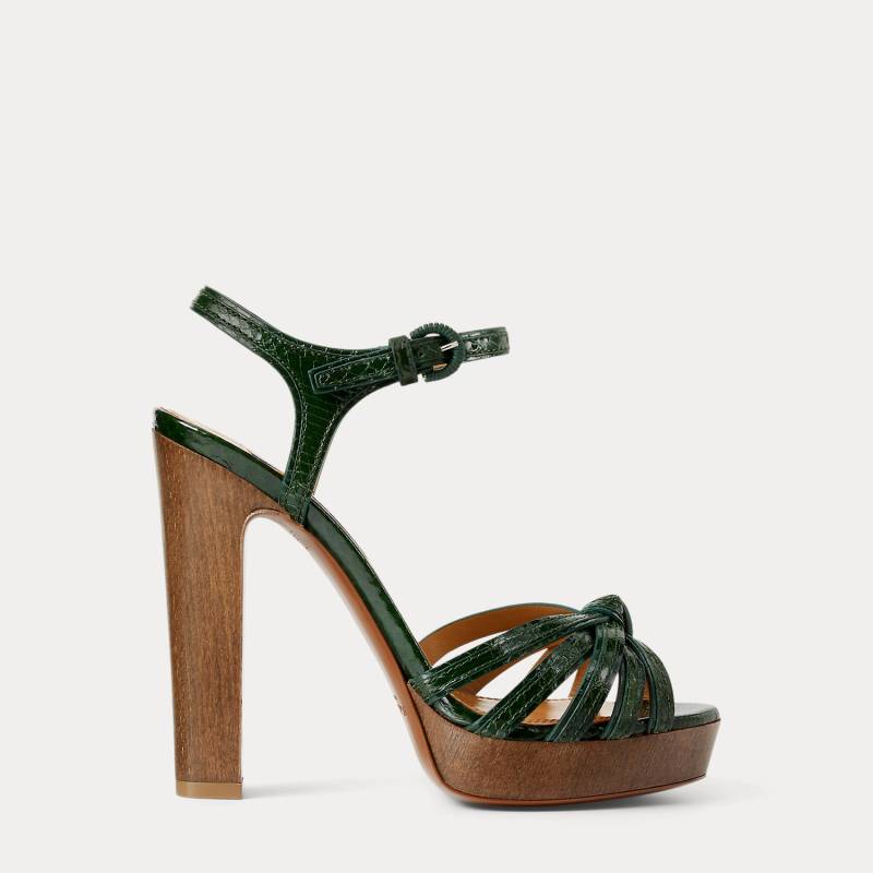 Plateausandale Kieran aus Schlangenleder von Collection