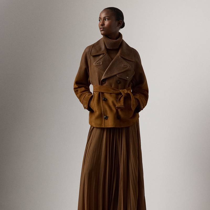 Plissierter Maxirock Marsha aus Chiffon von Collection