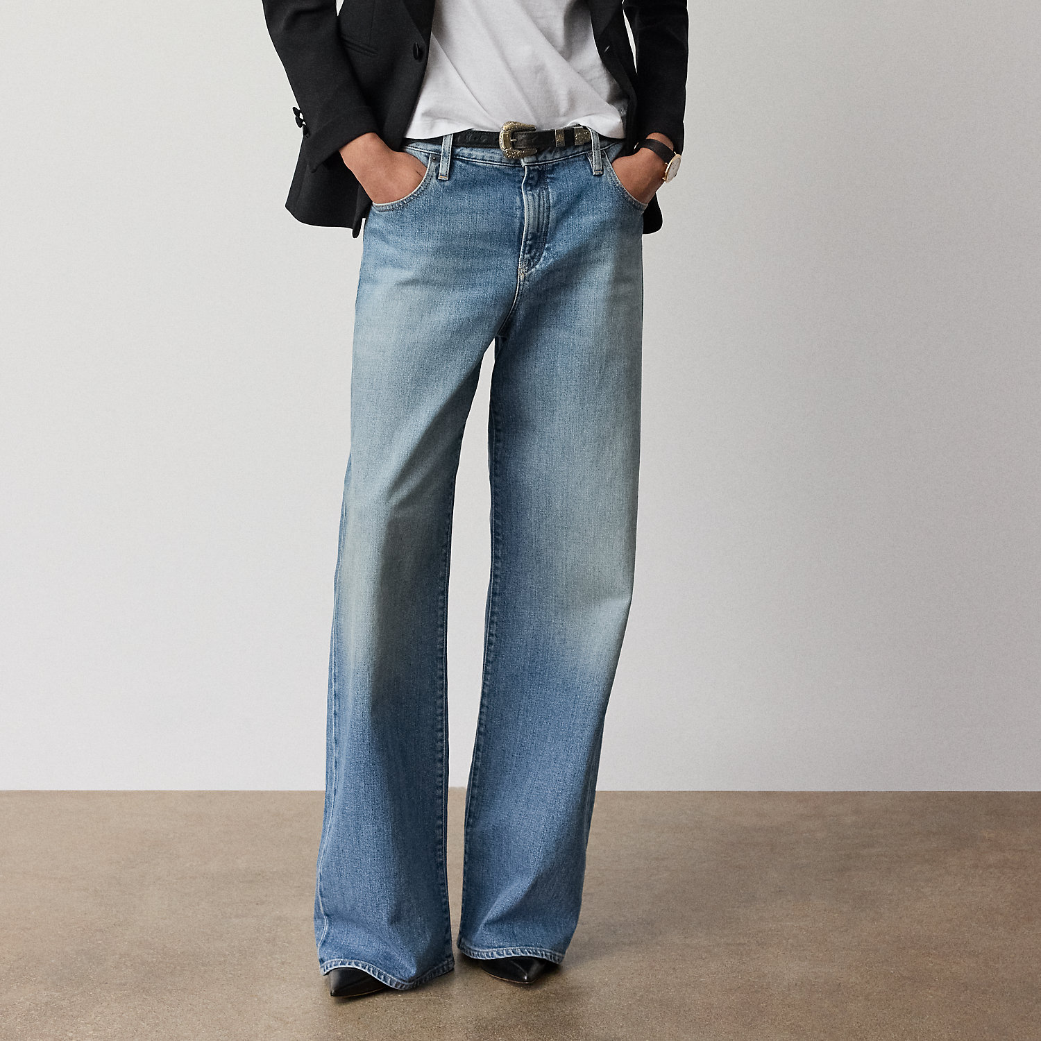 Relaxed-Fit Jeans Mercer mit weitem Bein von Collection